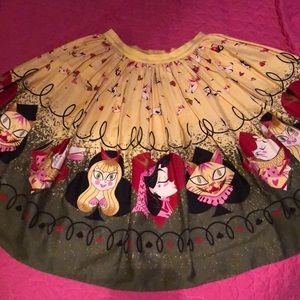 PinUp Girl Clothing Alice In wonderland skirt
